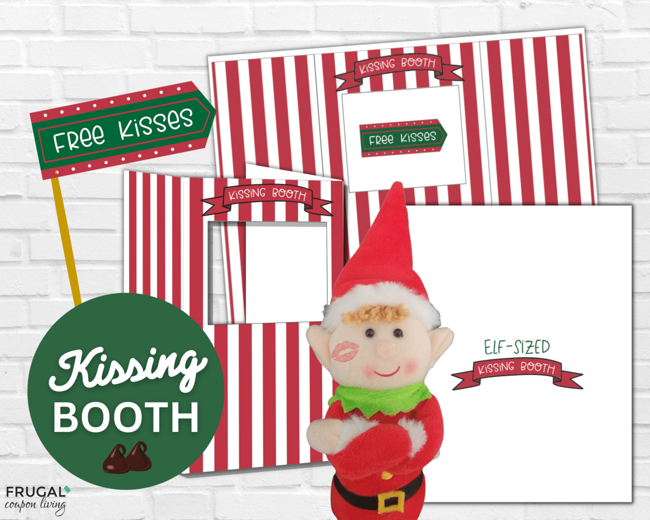 Create Magical Moments With A Printable Kissing Booth For Elf regarding Free Printable Kissing Booth For Elf On The Shelf