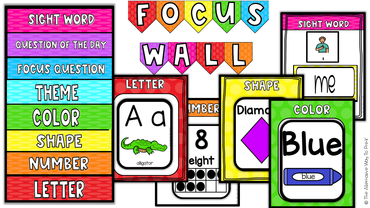 Creative Curriculum – The Alternative Way To Pre-K inside Free Focus Wall Printables
