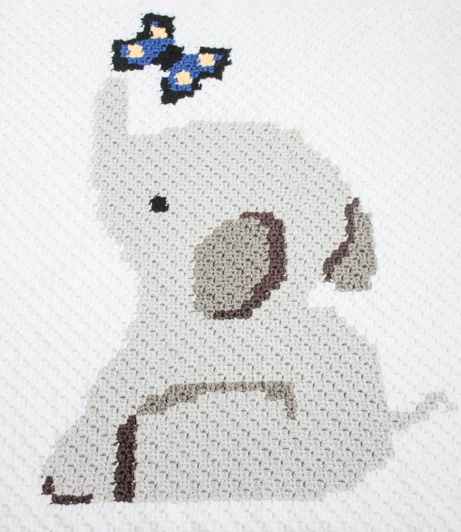 Crochet Elephant Blanket Free C2C Graphgan Crochet Pattern inside Printable Free C2C Crochet Graphgan Patterns