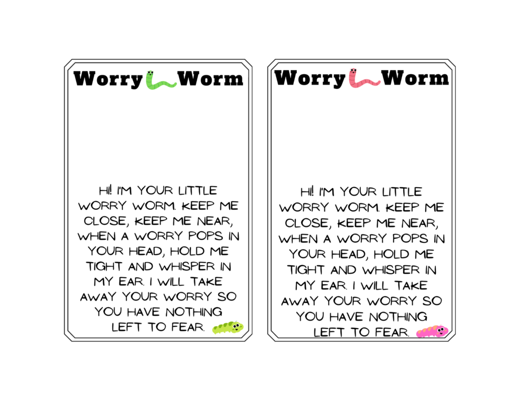 Crochet Worry Worms &amp;amp; Pocket Hugs - Flamingocrochet intended for Worry Worm Poem Free Printable