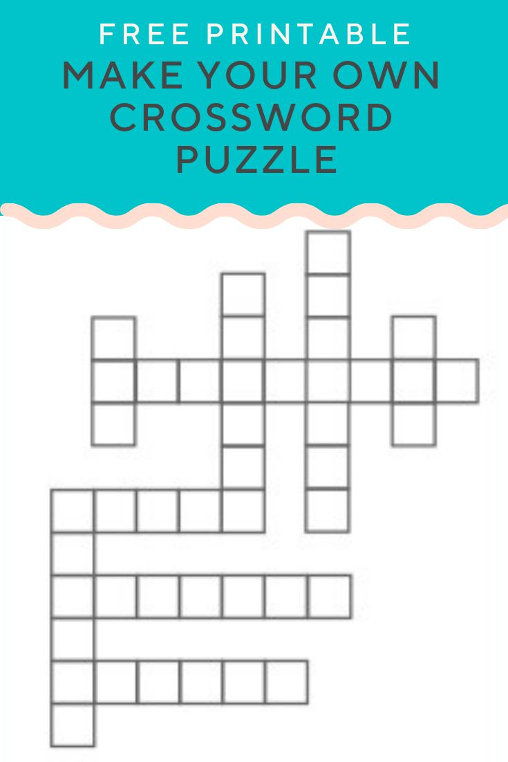Crossword Puzzle Generator regarding Free Make Your Own Crossword Puzzle Printable