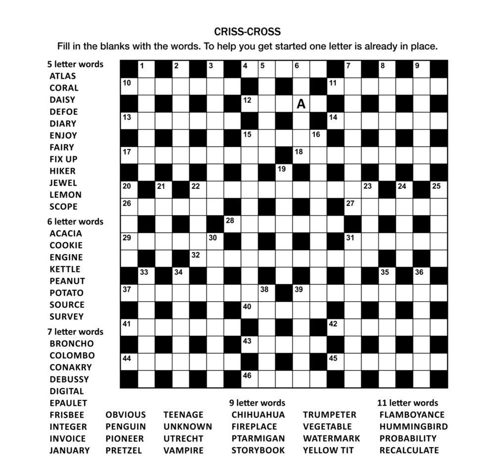 Crossword Puzzles - Worksheets Library throughout Printable Crossword Puzzles For Teenagers