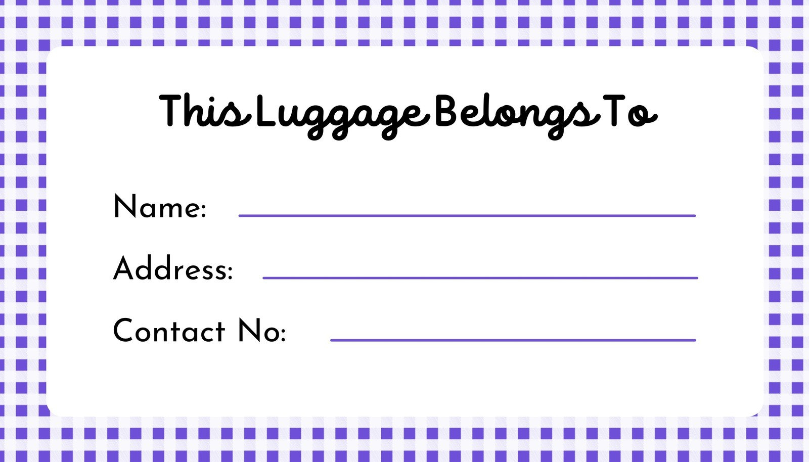 Cute Printable Luggage Tags New Arrivals pertaining to Luggage Tags Printable Free
