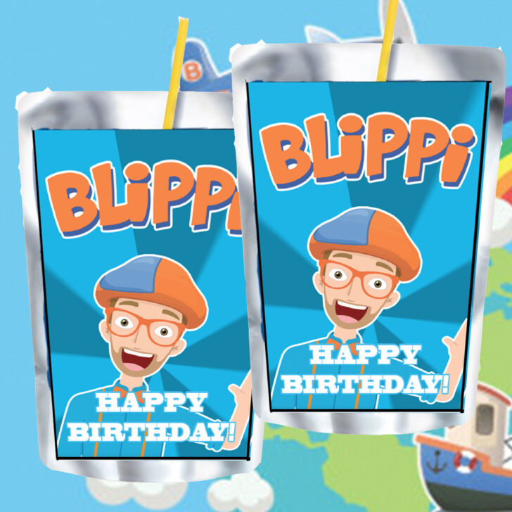Free Blippi Birthday Printables
