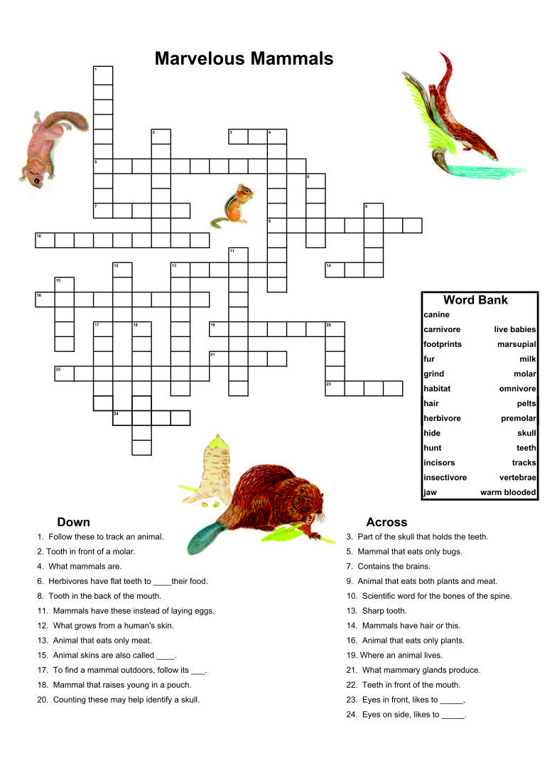 Dementia Activities - 10 Free Pdf Printables | Printablee for Free Printable Crossword Puzzles For Dementia Patients
