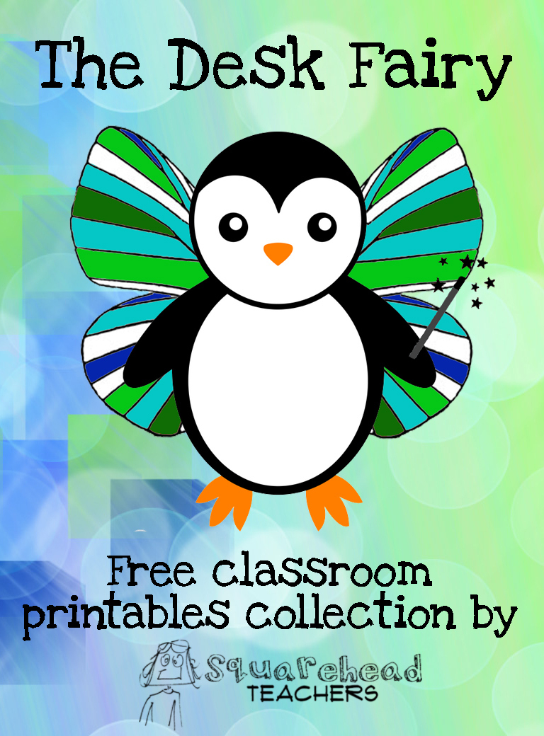 Desk Fairy Printables (Free!) | Squarehead Teachers with Desk Fairy Notes Free Printable