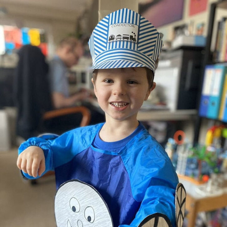 Free Printable Train Conductor Hat Template