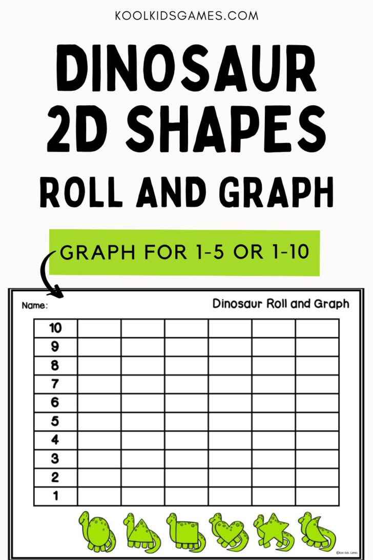 Printable Dinosaur Bar Graph Worksheet