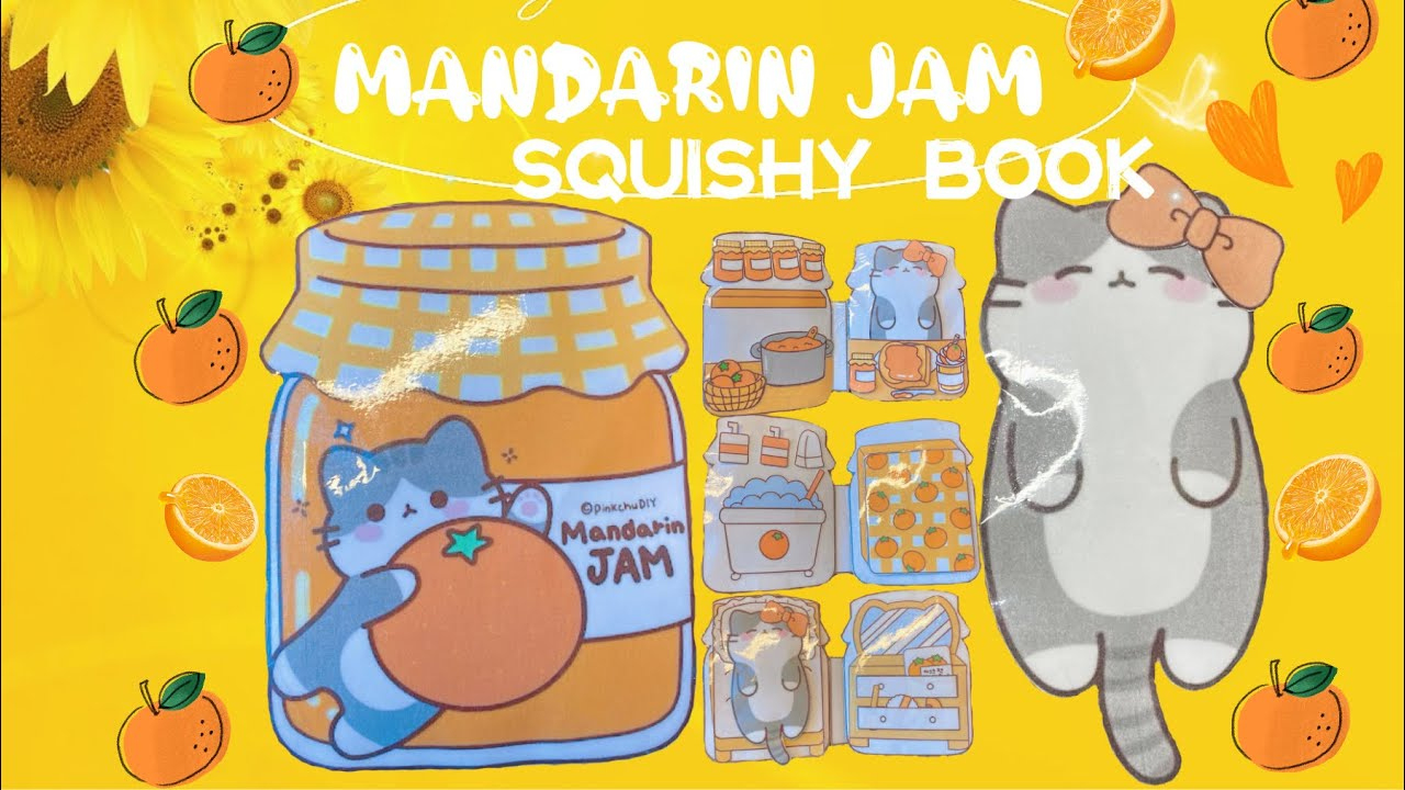 Diy Mandarin Jam Squishy Book - Youtube with Diy Mandarin Jam Squishy Book Free Printable