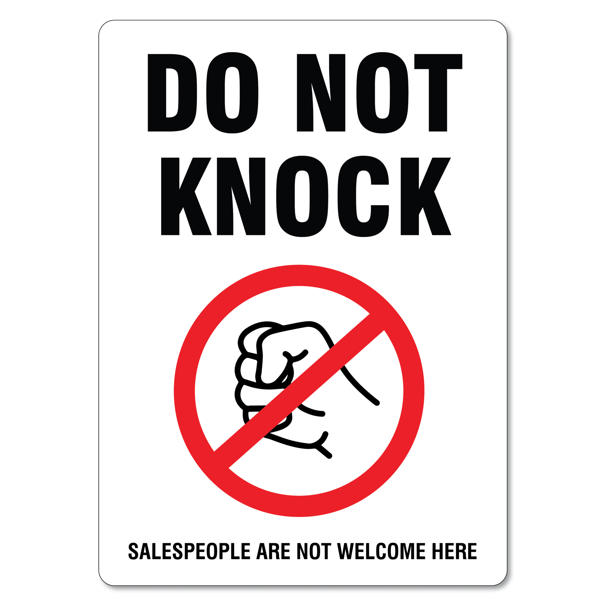 Do Not Knock Sign - The Signmaker within Printable Do Not Knock Sign