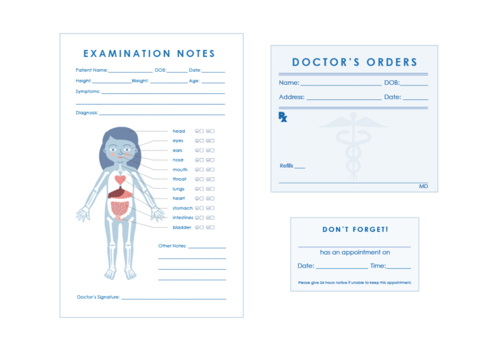 Doctor’s Office Dramatic Play Free Printables
