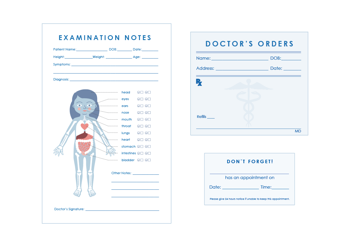 Doctor&amp;#039;S Office — Play With Cmyk - Free Printables intended for Doctor&amp;amp;#039;s Office Dramatic Play Free Printables