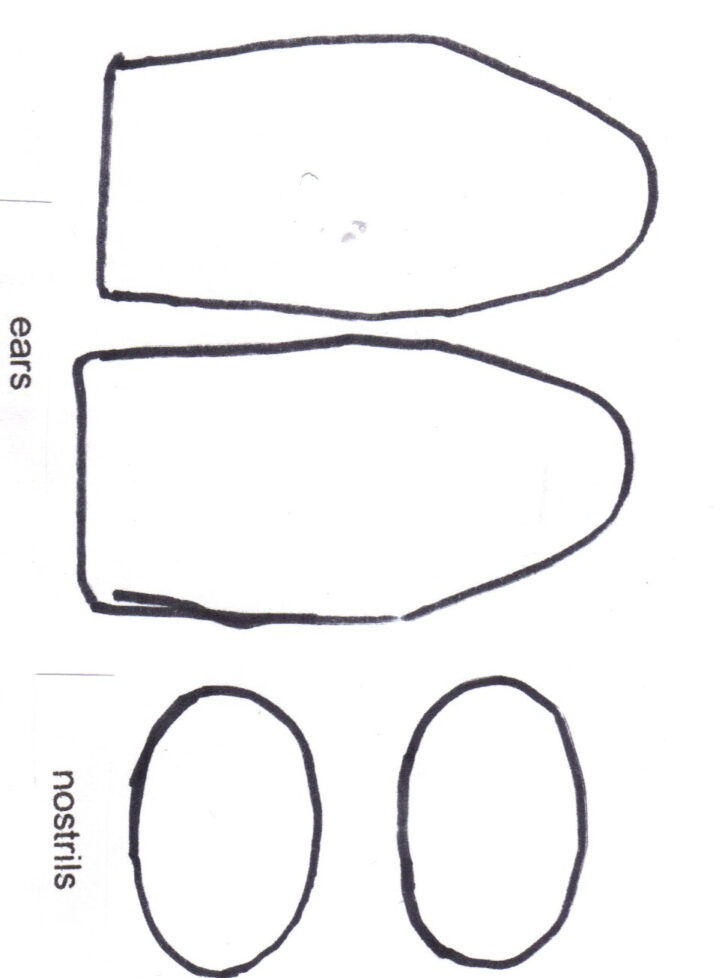 Free Printable Donkey Ears Template