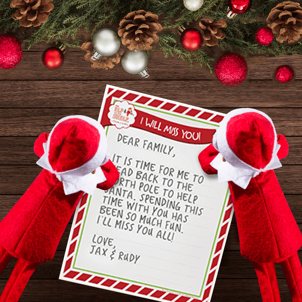 Download A Free, Printable Letter From Your Elf | The Elf On The Shelf for Elf On The Shelf Goodbye Letter Free Printable