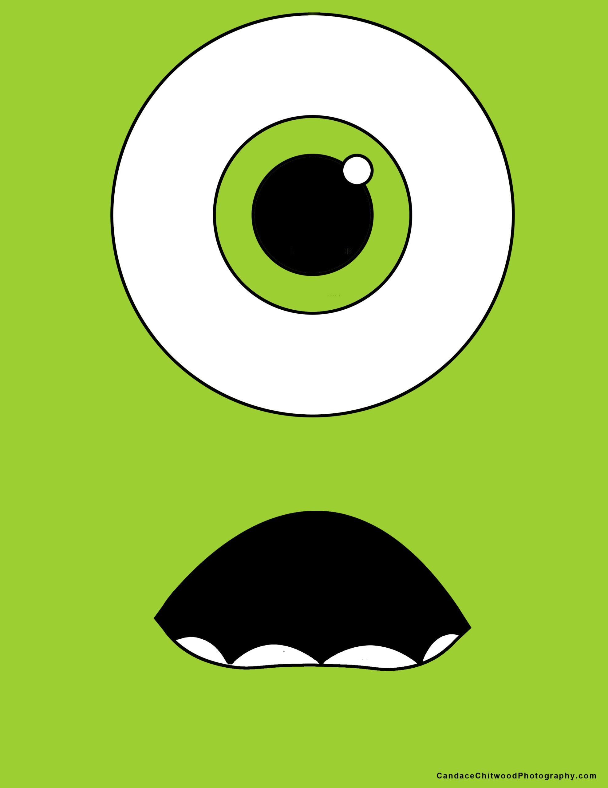 Download Mike Wazowski Movie Monsters University Monster Cartoon Art with regard to Mike Wazowski Mouth Printable