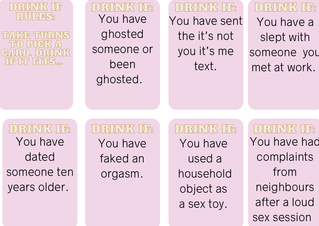 Downloadable And Printable Drinking Card Games Over 18&amp;#039;S: Drink If intended for Printable Drinking Card Games