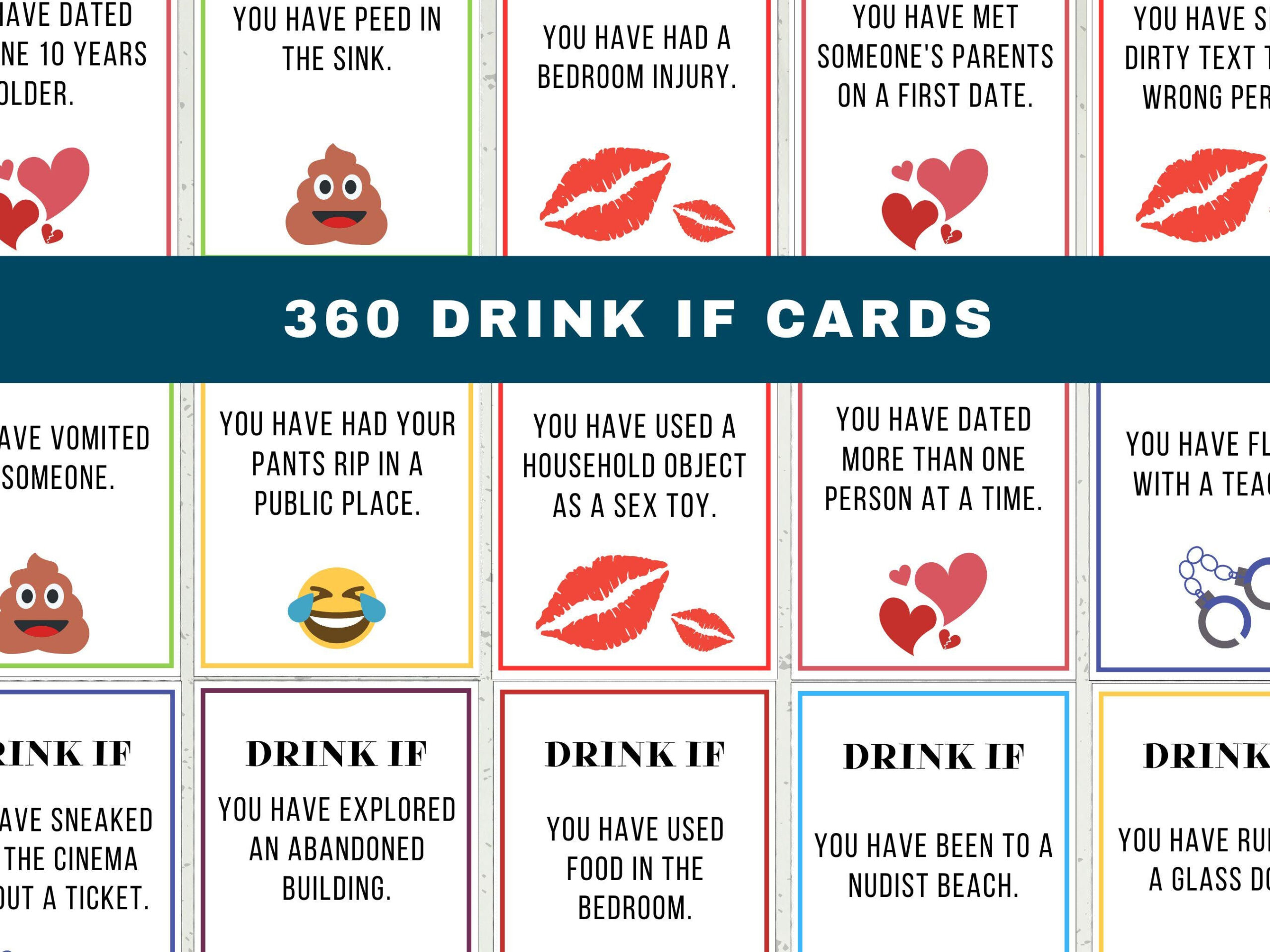 Drink If Card Game Drinking Game Printable Never Have I Ever Pdf within Printable Drinking Card Games