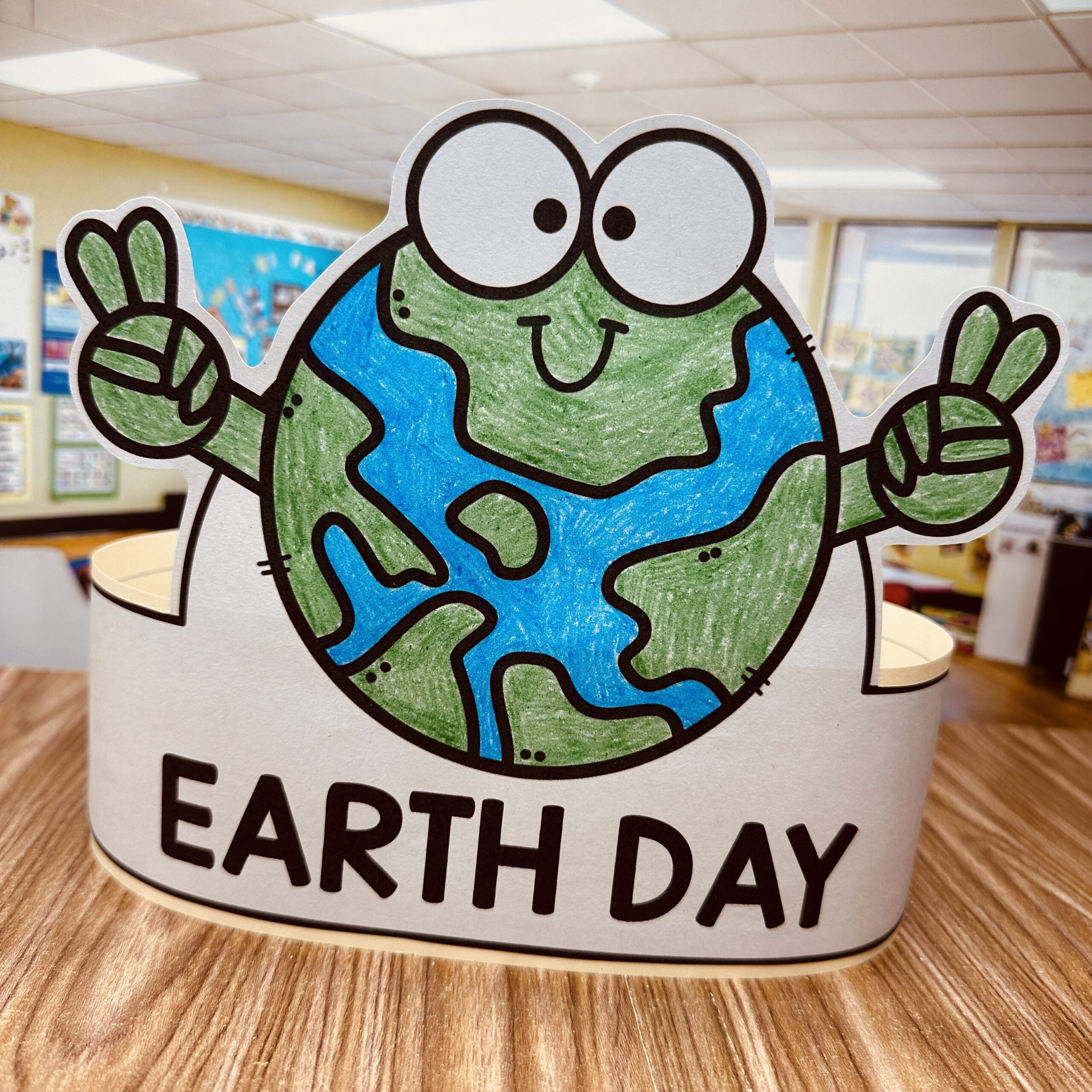 Earth Day Hat - Simply Kinder Plus inside Printable Earth Day Hat