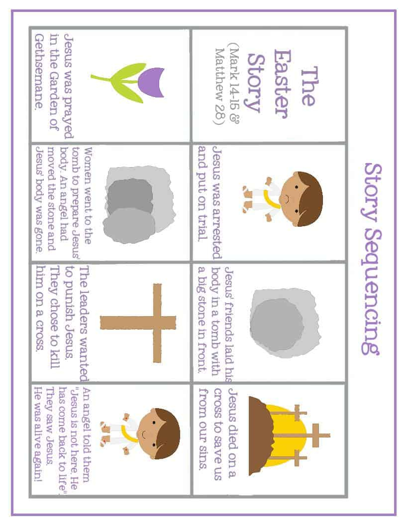 Easter Preschool Pack Of Printables – Mary Martha Mama inside Free Printable Easter Stories