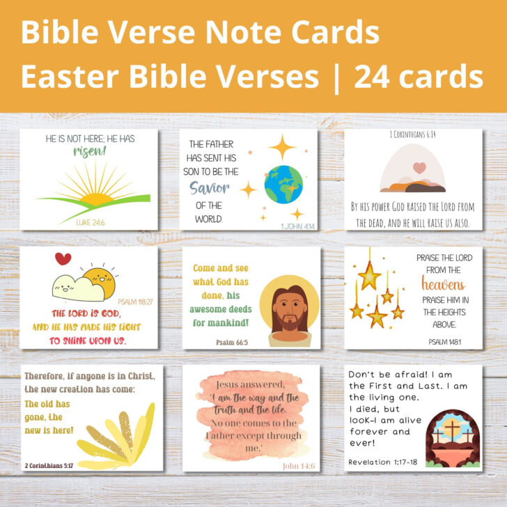 Printable Easter Verses For Cards