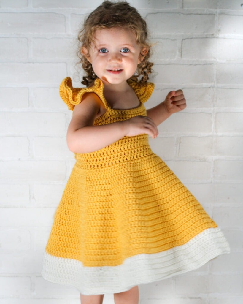 Easy Crochet Dress For Toddlers - Free Pattern - Winding Road Crochet within Free Printable Crochet Dress Patterns