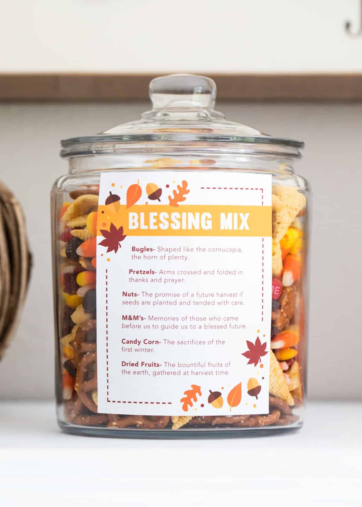 Easy Thanksgiving Blessing Mix Free Printable - I Heart Naptime within Blessing Mix Free Printable