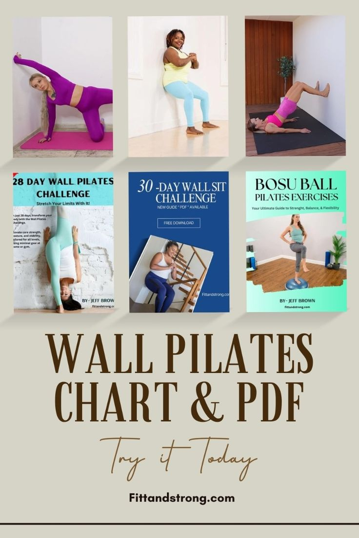 Easy-To-Follow Wall Pilates Chart &amp;amp; Pdf With Visuals And throughout Wall Pilates Chart Free Printable