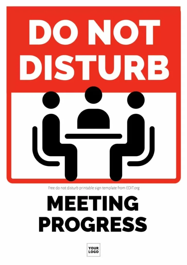 Printable Do Not Disturb Sign For Office