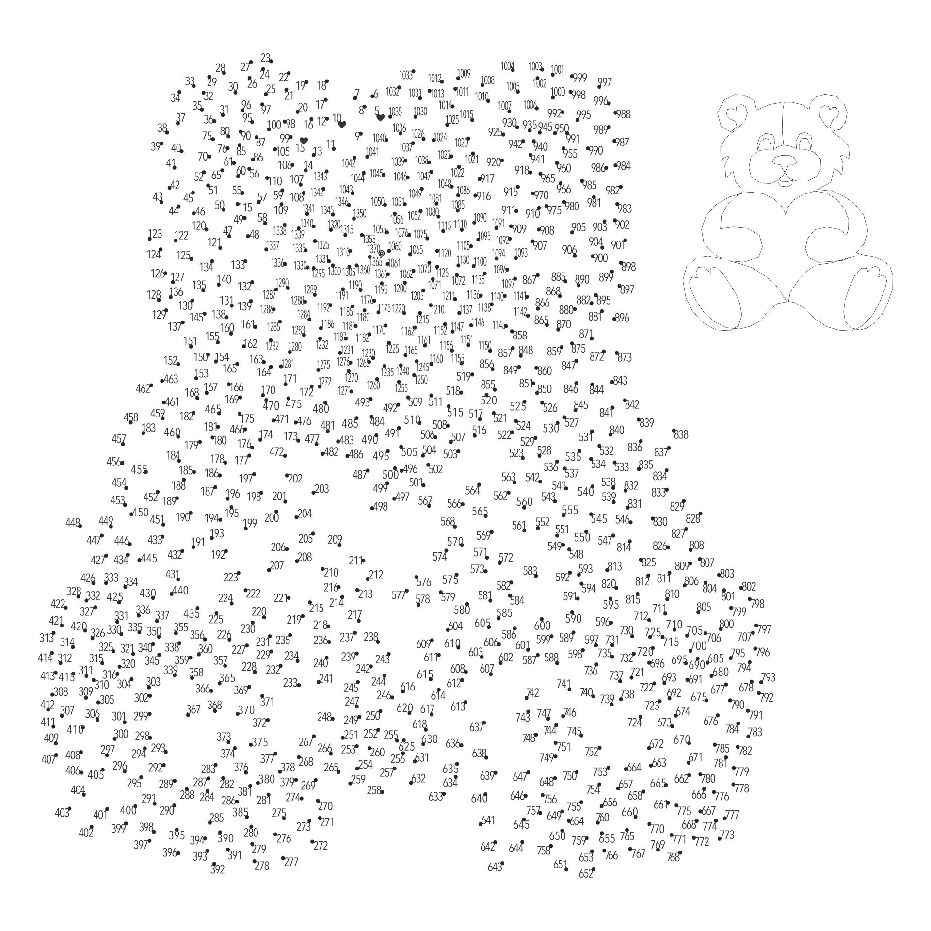 Extreme Dot-To-Dot Activity - Count To 1000 (Teacher Made inside Extreme Free Dot To Dot Printables 1 1000