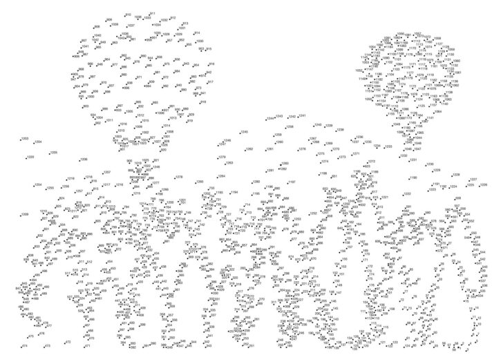 Extreme Free Dot to Dot Printables 1 1000