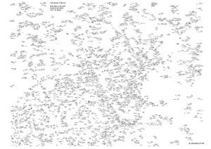 Extreme Dot-To-Dot Printable Animal 4898 Dots - Planetpsyd regarding Extreme Free Dot To Dot Printables 1 1000