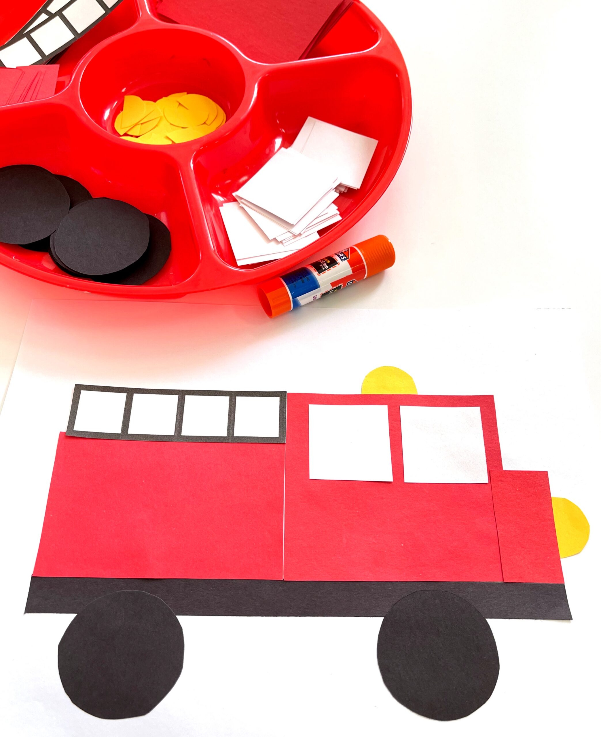 Fire Truck Preschool Craft - Ms. Stephanie&amp;#039;S Preschool within Printable Fire Truck Craft Template