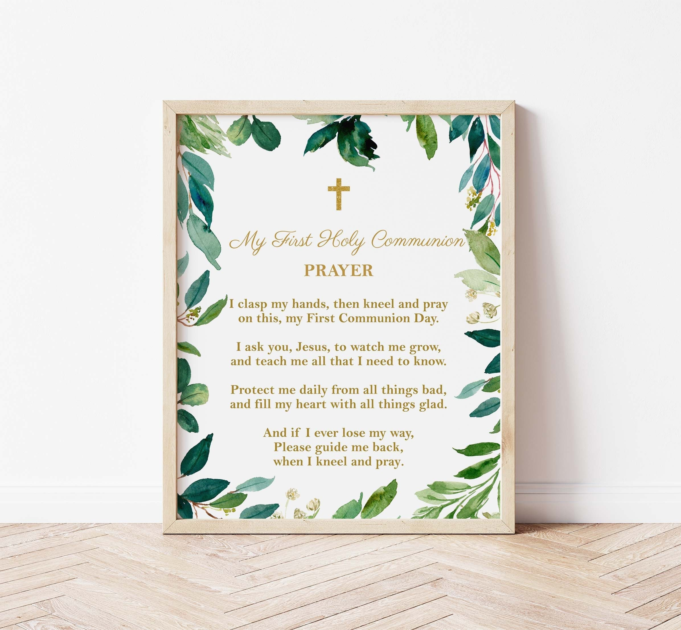 First Communion Prayer, Printable Communion Prayer, Communion throughout Printable First Communion Prayers