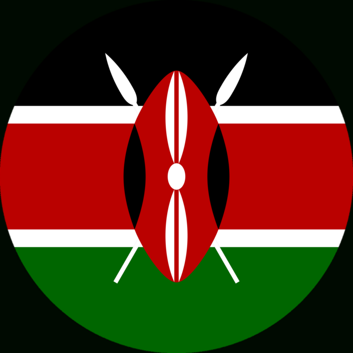 Printable Flag of Kenya
