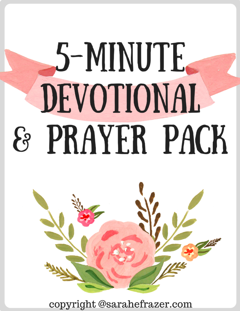 Free 5-Minute Devotionals - Sarah E. Frazer with Free Printable Devotions For Seniors