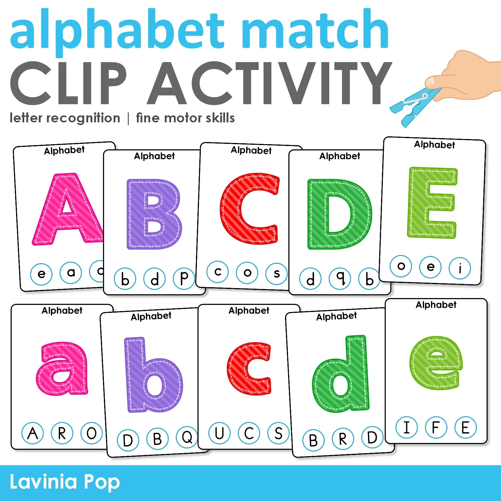Free Alphabet Matching Activity pertaining to Letter Matching Free Printable