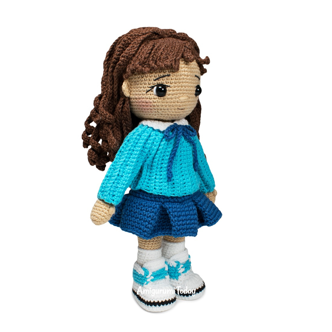 Free Amy Doll Amigurumi Pattern - Amigurumi Today in Free Printable Crochet Doll Patterns