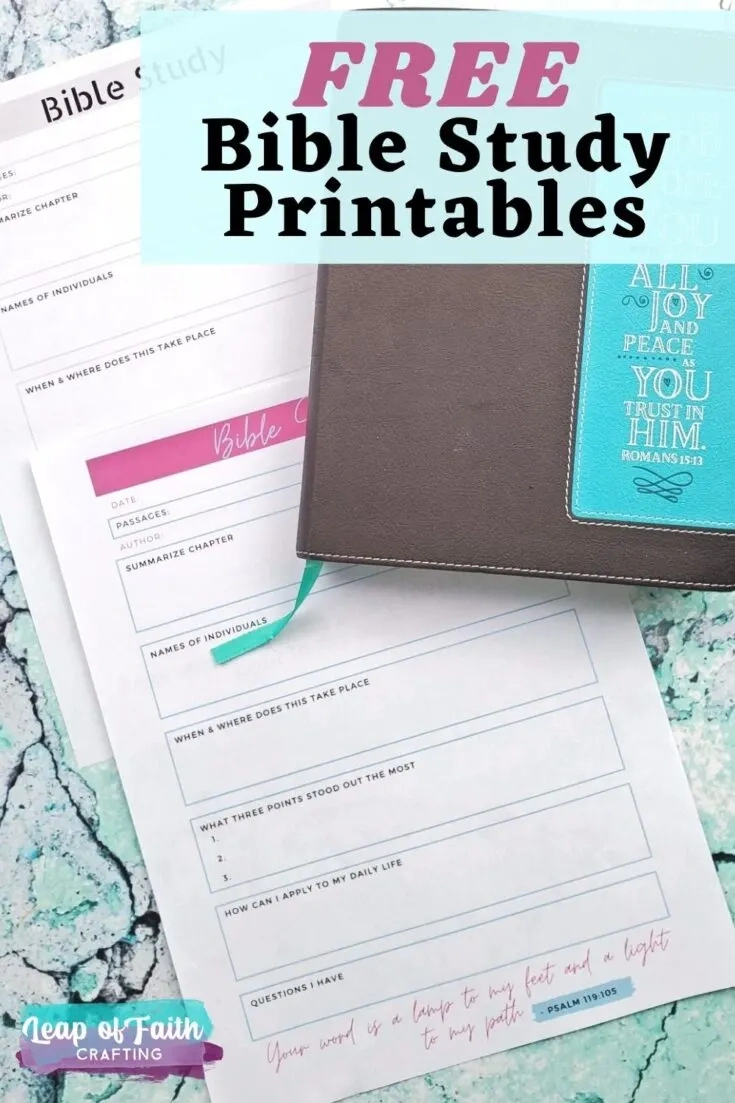 Free Bible Study Printables For Any Part Of The Bible! - Leap Of inside Printable Women&amp;#039;S Bible Study Lessons Free