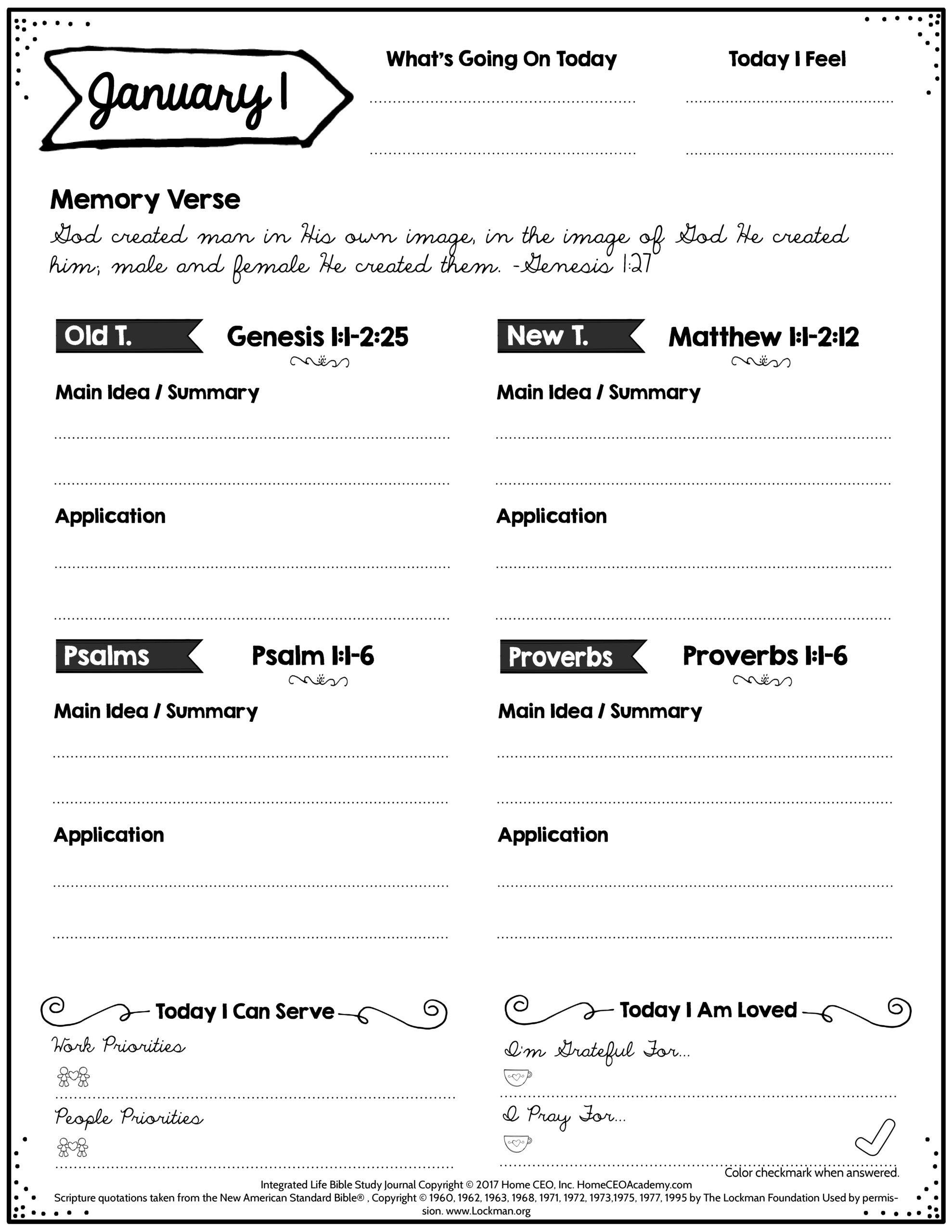 Free Bible Study Printables intended for Free Printable Bible Lessons For Adults