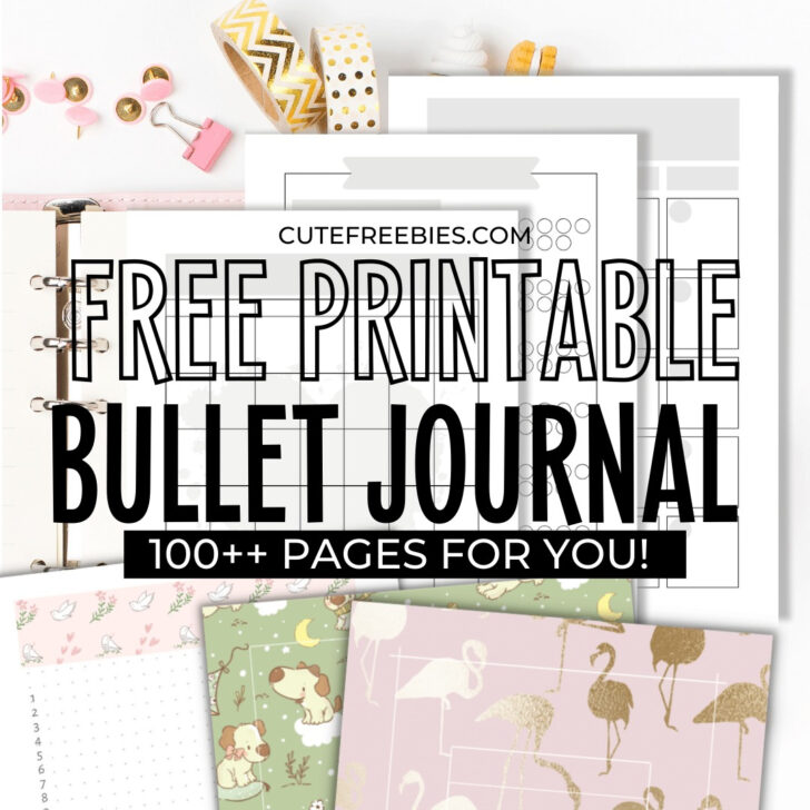 Bullet Journal Free Printables