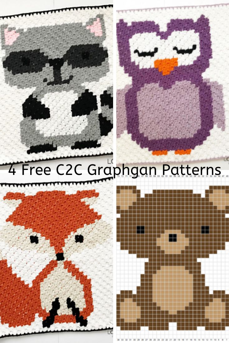Free C2C Crochet Graphgan Patterns in Printable Free C2C Crochet Graphgan Patterns