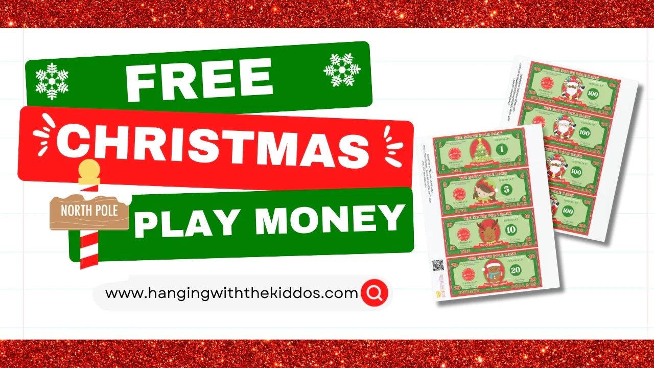 Free Christmas Printable Play Money with regard to Free Printable Santa Money
