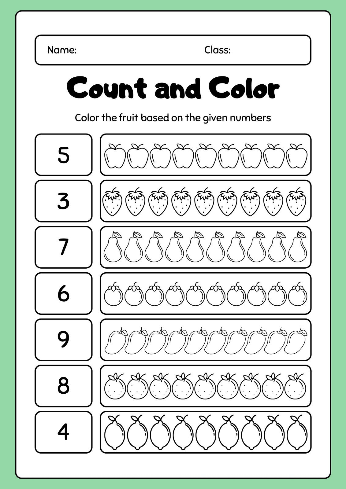Free Custom Printable Preschool Worksheet Templates | Canva regarding Download Free Printable Worksheets