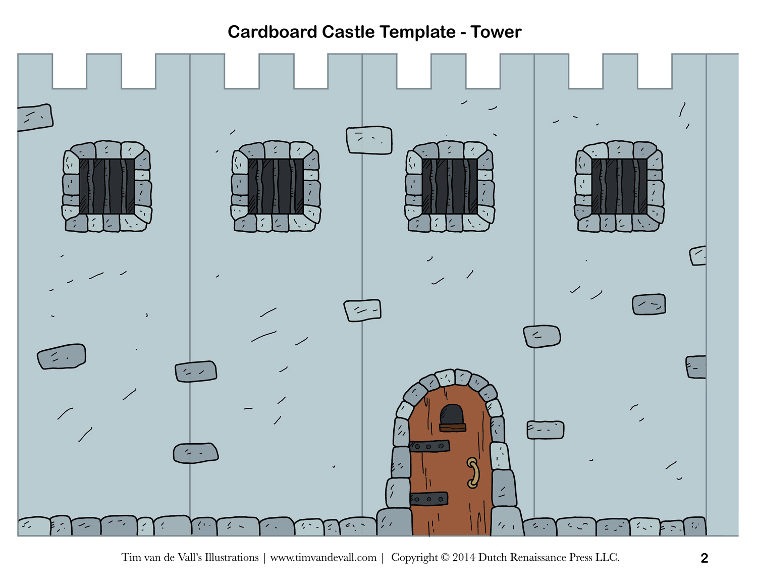 Free Diy Cardboard Castle For Kids | Build Your Own Cardboard Castle with regard to Cut Out Castle Template Printable