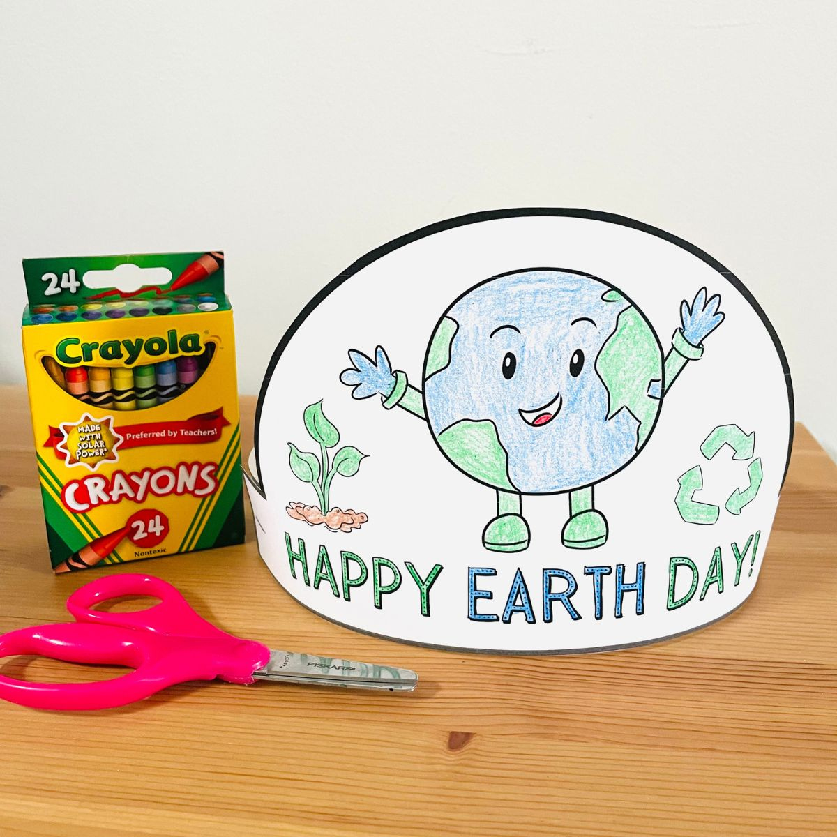 Free Earth Day Hat Printable For Kids - Simply Full Of Delight with regard to Printable Earth Day Hat