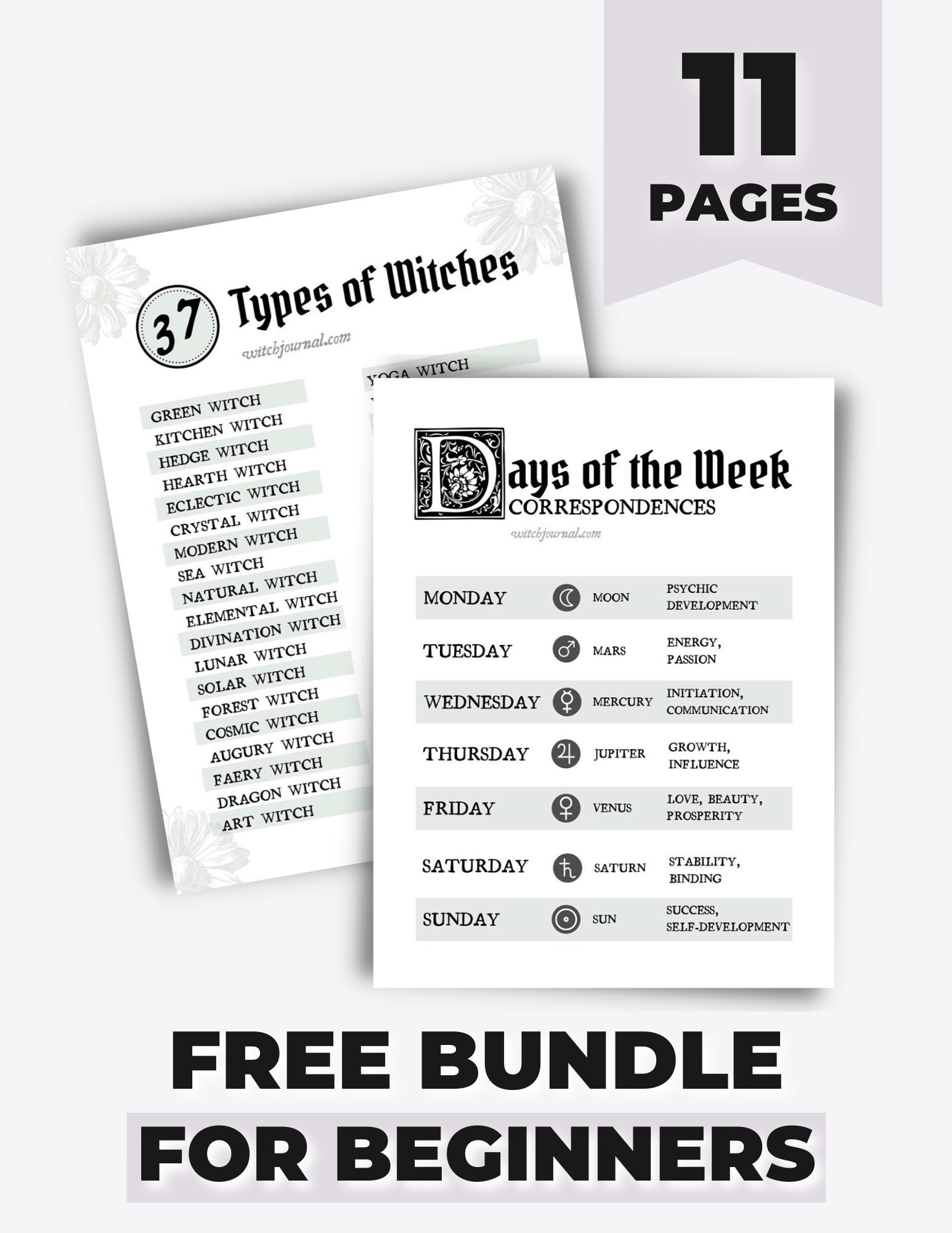 Free Grimoire Printable - Basic Magic Book Of Shadows Pages inside Free Printable Grimoire Journal Pages