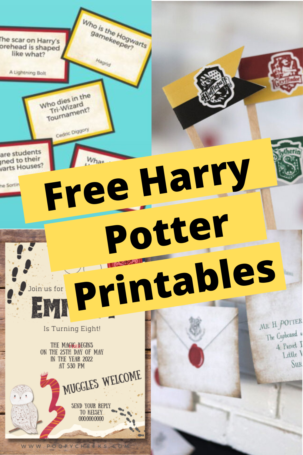 Free Harry Potter Party Printables - Poofy Cheeks throughout Harry Potter Party Free Printables