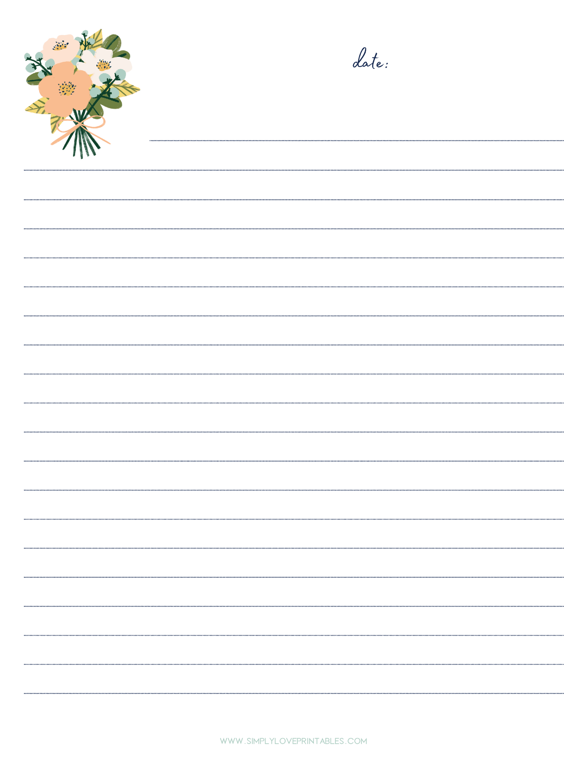 Free Journal Printable Pages - Simply Love Printables with Free Printable Journal Pages For Students