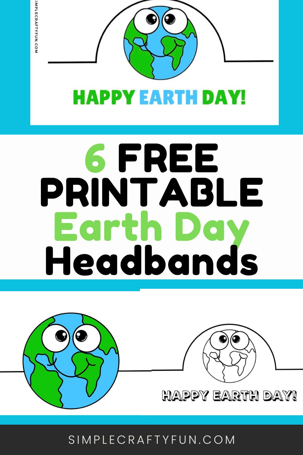 Free Kids Earth Day Hat Printable Craft - regarding Printable Earth Day Hat