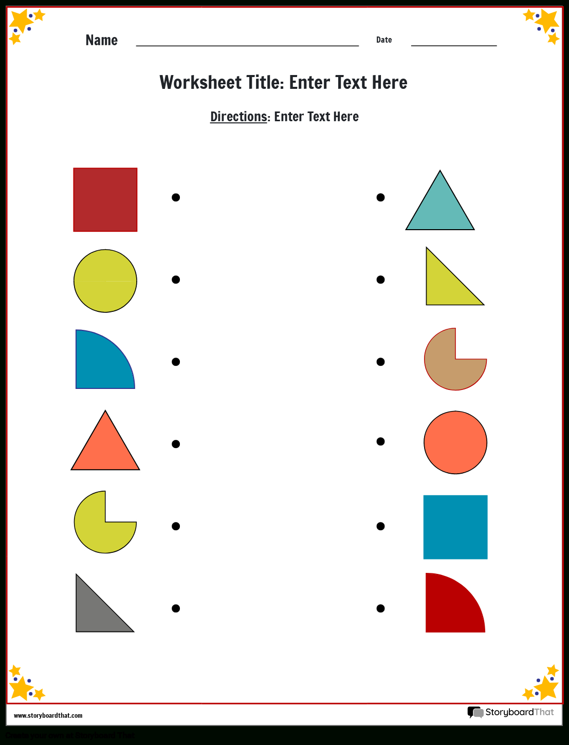 Free Matching Shapes Worksheets: Activities And Printables for Free Printable Matching Shapes Worksheets